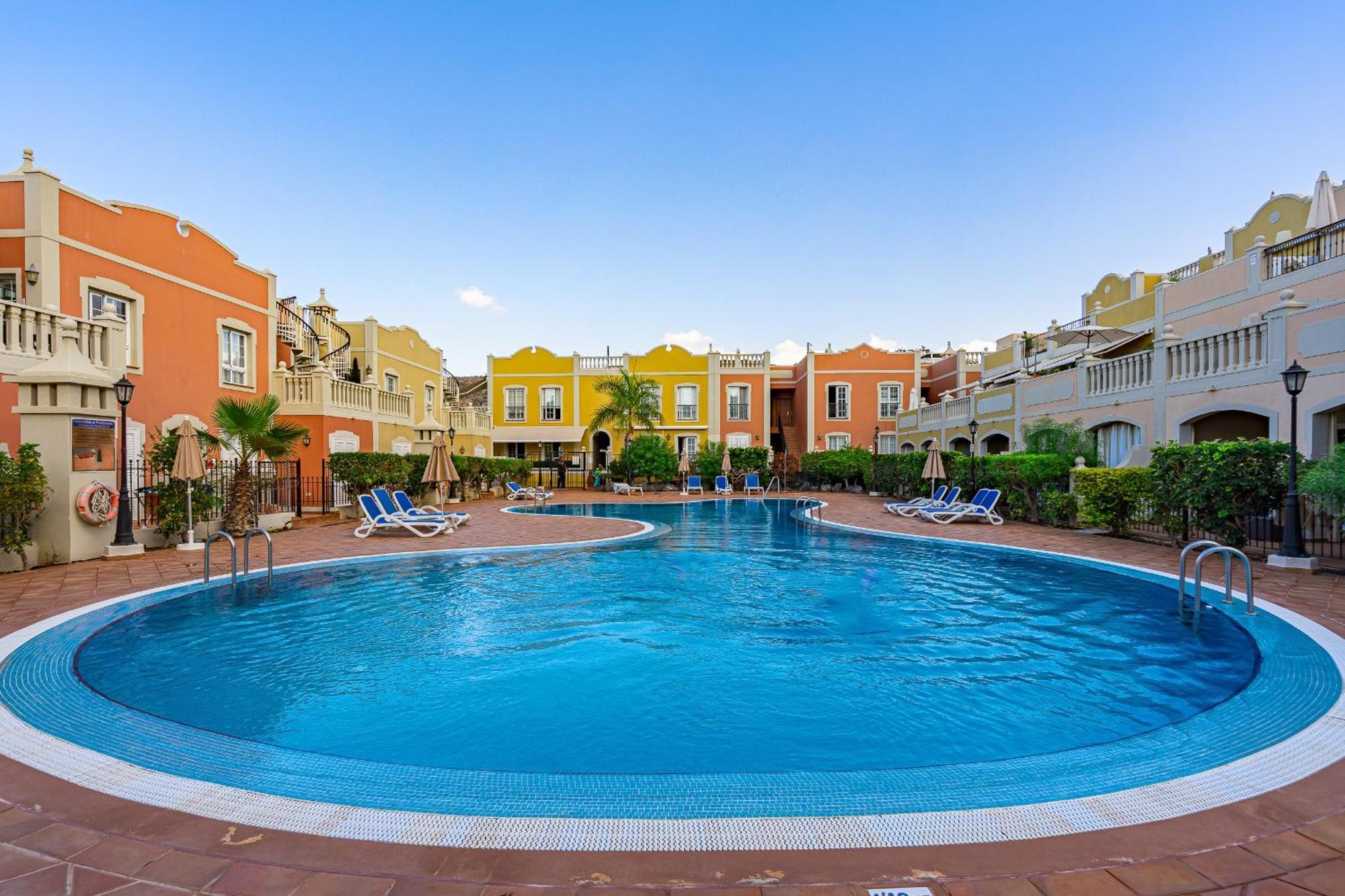 Paraiso Palm Mar Beautiful & Bright Renovated Apartment With Air Conditioning Buitenkant foto